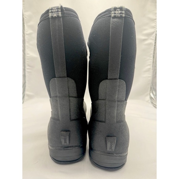 BOGS Ultra Mid Mens 10 Waterproof Insulated Pull On Winter Rain Work Boots Black main image 5